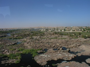 Antigua catarata del Nilo